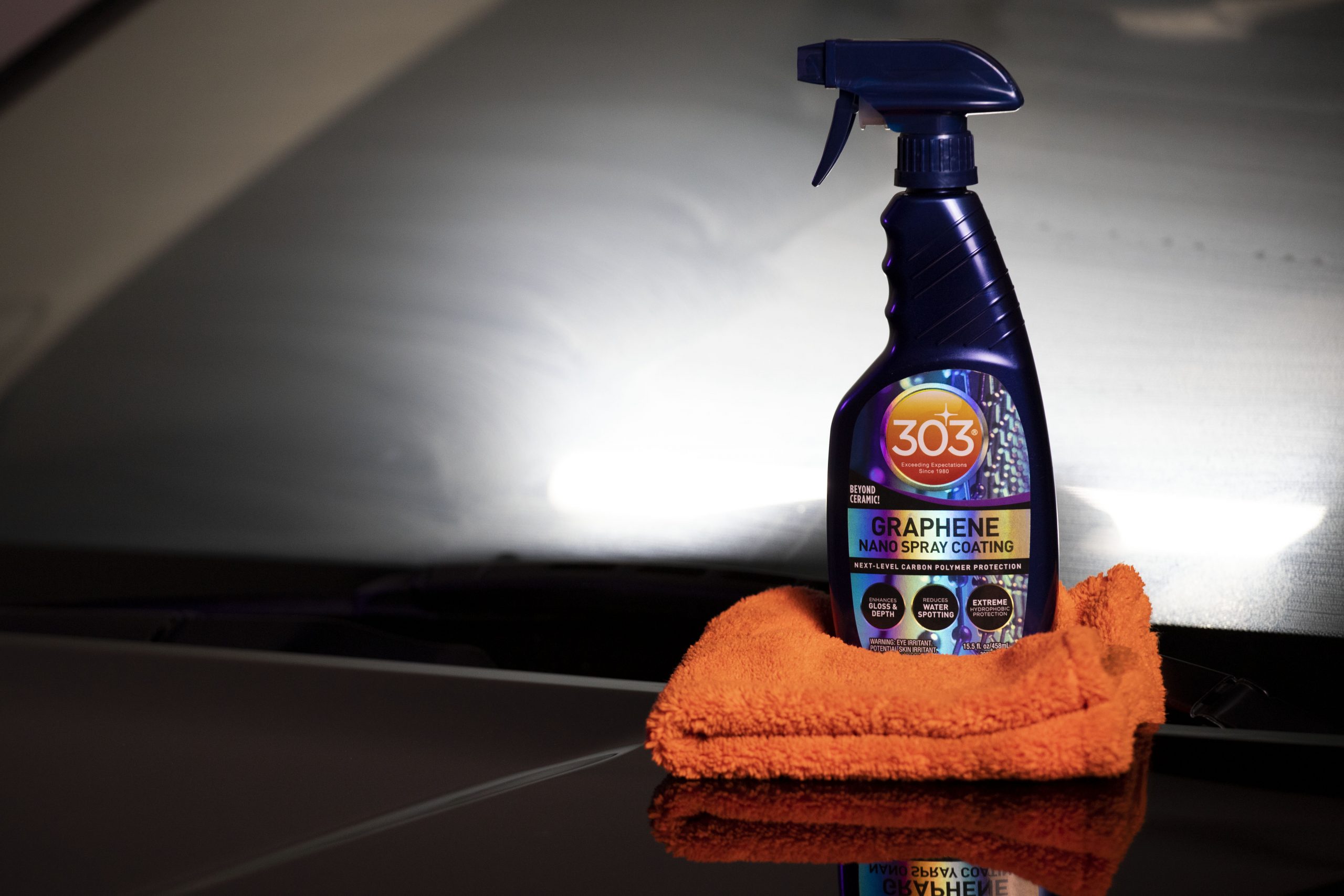 303 Graphene Nano Spray Coating - Next Level Carbon Polymer Protection,  Enhances Gloss and Depth, Extreme Hydrophobic Protection, Beyond Ceramic